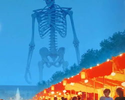 Tokyo's Ueno Park turns into a massive horror carnival