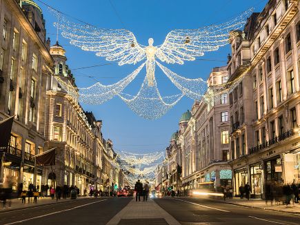The 2025 London Angel Lights switch-on date has been confirmed