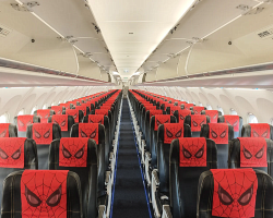 Scoot's Spider-Man themed flight takes off from Hangzhou