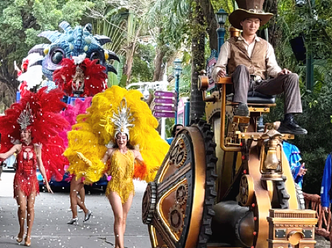 世界之窗春季限定巡遊正式登場