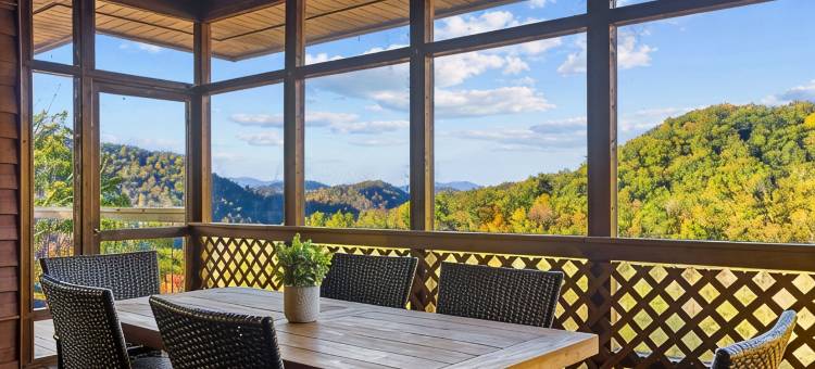 五卧四卫豪华小木屋，带热水浴缸、火坑和游戏室(5B/4B Luxe Cabin w/ Hot Tub, Firepit & Game Room)图片
