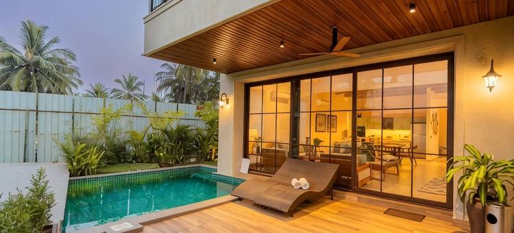 ELIVAAS四卧室豪华别墅，带私人泳池，维拉维尔德，班扬布利斯(Elivaas 4BHK Luxury Villa with Pvt Pool, Villa Verde, the Banyan Bliss)图片