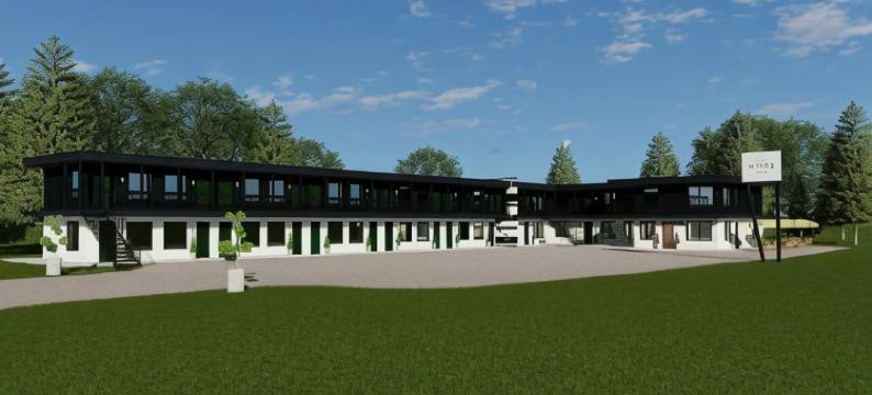 游牧汽车旅馆-国际瀑布,明尼苏达-靠近加拿大边境(The Nomad Motel - International Falls, MN - Near Canadian Border)图片