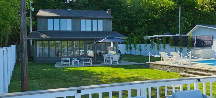 Hudson River Waterfront/Hits 2 Miles Away/Spec Views/Pool/Stars/Deck/Private图片