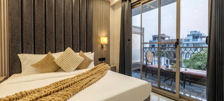 Saltstayz Premier 靠近第44区企业中心(Saltstayz Premier Near Sector 44 Corporate Hub)图片