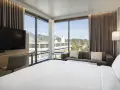 豪華高級客房，1張特大床，山景
