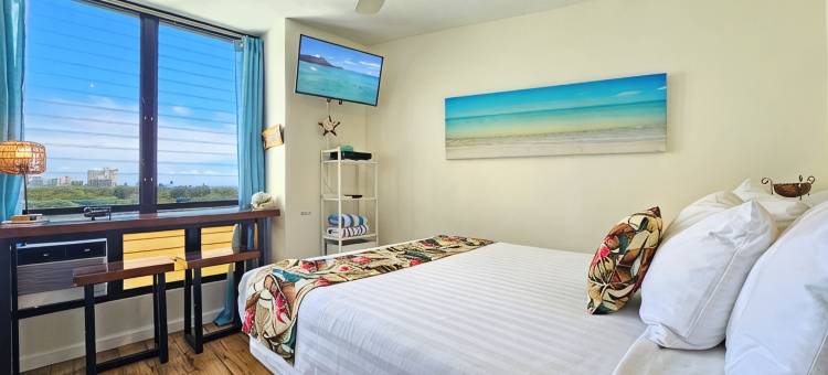 别致海景拐角单间 - 威基基格兰德酒店® 807公寓(Quaint Ocean View Corner Studio - WAIKIKI GRAND HOTEL® 807)图片