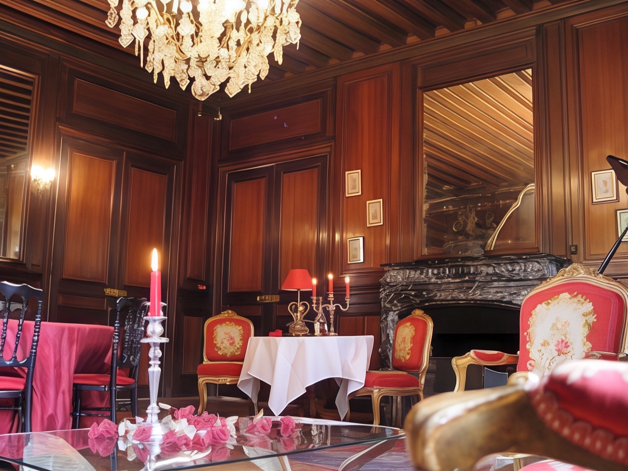 Hostellerie du Château les Muids Over view