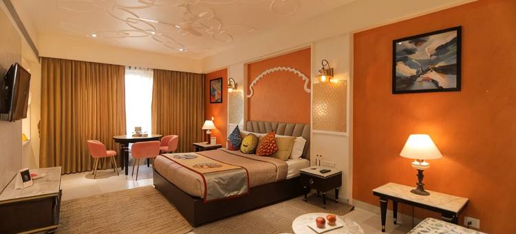 乌代布尔的Justa Ssatva度假村和会议中心(Justa Ssatva Resort, Udaipur)图片