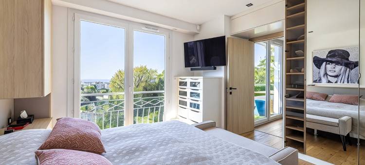 坎城的现代公寓，带海景 - 空调 - 两卧室 - 4人(Modern flat with sea view - AC- 2BR- 4P - Cannes)图片