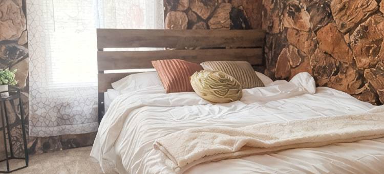 米乌克维利基配有WiFi的迷人木屋(Charming cabin with WiFi in Mi-Wuk Village)图片