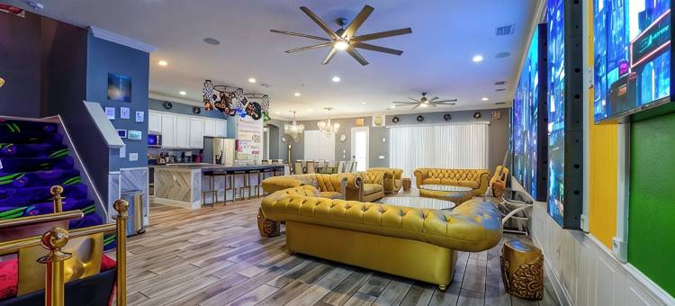 Music Bowling Villa · Heated Pool · Home Theater · Wall-to-Wall TV · Sleeps 40图片