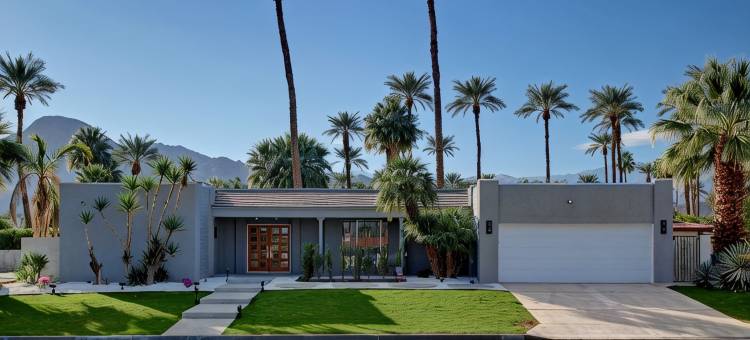 阳光中世纪现代风格美宅水疗中心，梦幻泳池与山景(Sunny Mid-Century Modern Beauty! Stunning Pool, Spa & Mountain Views!)图片