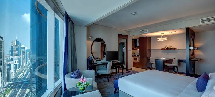 迪拜瑞汉金玫瑰罗塔纳酒店(Rose Rayhaan by Rotana - Dubai)图片