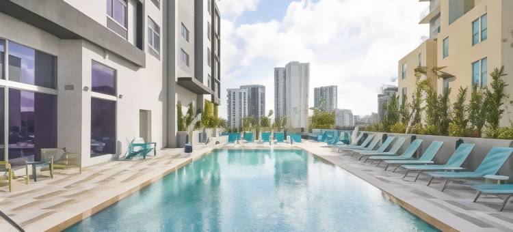 劳德代尔堡市中心希尔顿惠庭套房酒店(Home2 Suites by Hilton Ft. Lauderdale Downtown)图片