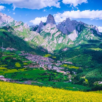 甘南+兰州+扎尕那+拉卜楞寺+甘加秘境+郎木寺景区5日4晚跟团游