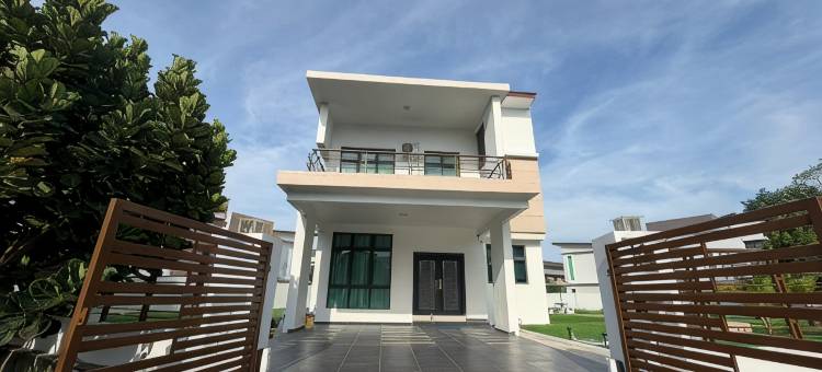 Melaka 16pax Ayer Keroh Villa 2-storey swimming pool homestay图片