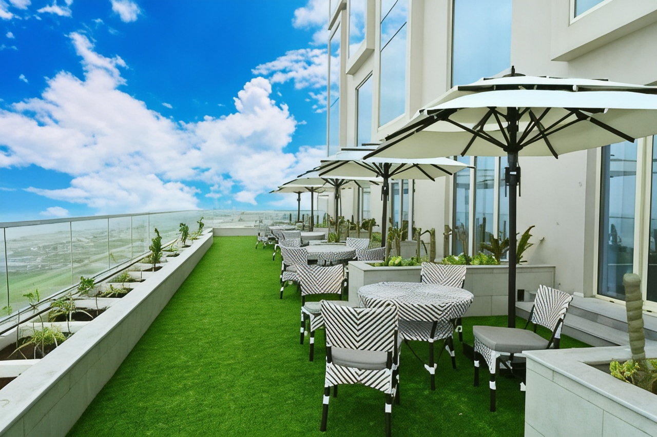 Swosti Premium Beach Resorts, PuriOver view