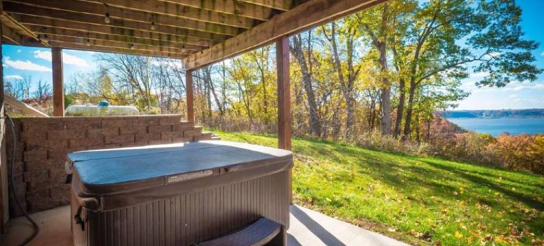 Sunset Riverview Cabin Hot Tub Fireplace, Luxury Cabin with Stunning River Views图片
