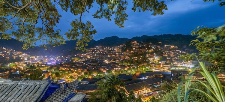 西江千户苗寨风景楼美宿山居图片