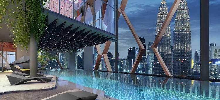 KLCC吉隆坡斯嘉丽Scarletz【中文礼遇⭐️无边泳池⭐️双子塔柏威年】(Scarletz KLCC @ Apartments By Gravity 【6mins Kuala Lumpur Tower(KL Tower) + Rooftop Infnity pool】)图片