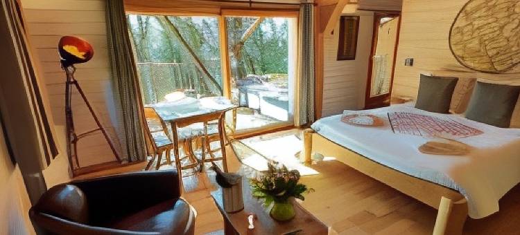 赫里森小屋酒店(Cabanes du Hérisson, Cabanes perchées de Standing Avec Spa)图片