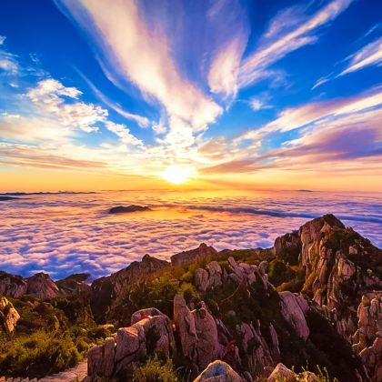 济南+泰山+曲阜+青岛+威海+烟台+蓬莱区7日6晚跟团游