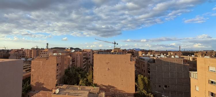 Gueliz .2,3km Jemaa el-fna netflx 電視 50 英寸，私人公寓空調(New luxury Apartemnt Modern Gueliz Marrakech)图片