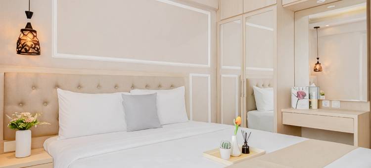 2Br Corner with South and East View at Podomoro Golf View Apartment by Travelio图片