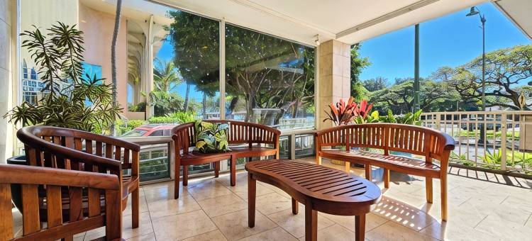 别致海景拐角单间 - 威基基格兰德酒店® 807公寓(Quaint Ocean View Corner Studio - WAIKIKI GRAND HOTEL® 807)图片