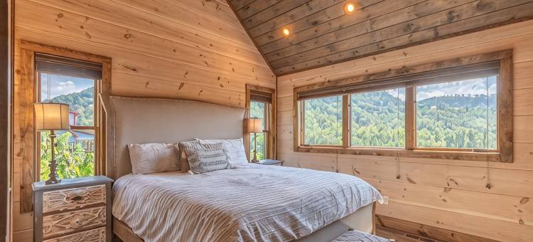 全新豪华四间特大床套房，带游戏室、热水浴缸和美景(New Lux 4 King Suites | GameRm | Hot Tub | Views)图片