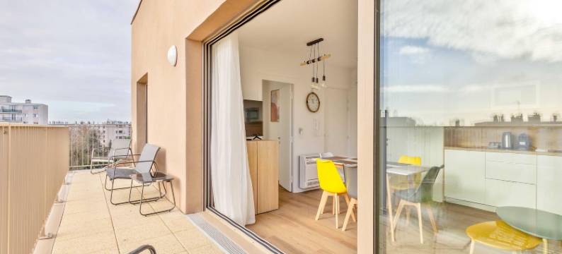 Modern Apt with Balcony-6P-Close to Disney/Paris图片