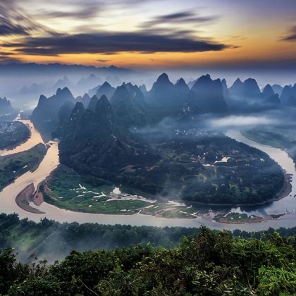 阳朔+黄姚古镇+十里画廊+遇龙河景区+兴坪古镇+漓江风景名胜区3日2晚跟团游