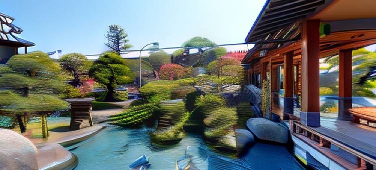 铭石之宿 花月(Beautiful Japanese Garden Kagetsu)图片