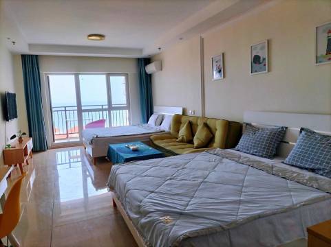 丽姐海景大床房公寓(新东路1号分店)