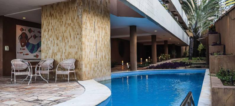 Flats em prédio Beira Mar Ponta Negra Mirador - Qavi图片