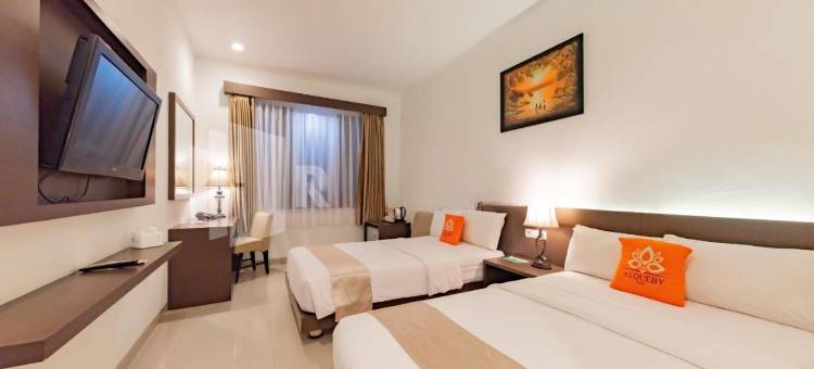Alqueby Hotel near Kiara Artha Park & Trans Studio Mall Mitra RedDoorz图片