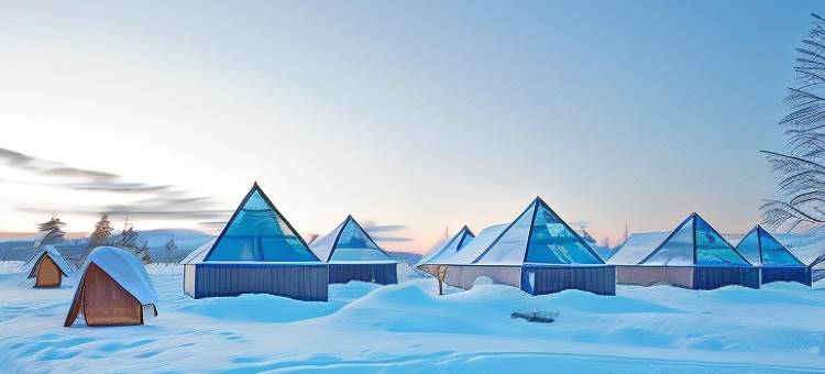 极光金字塔玻璃冰屋酒店(Aurora Pyramid Glass Igloos)图片