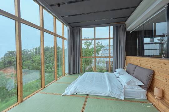 位於清遠大羅山茶園梯田之上的壹山茶園民宿