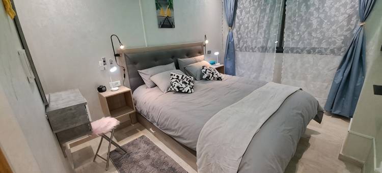 Gueliz .2,3km Jemaa el-fna netflx 電視 50 英寸，私人公寓空調(New luxury Apartemnt Modern Gueliz Marrakech)图片
