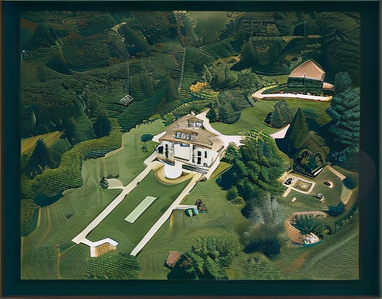 Chateau du Clair de LuneOver view