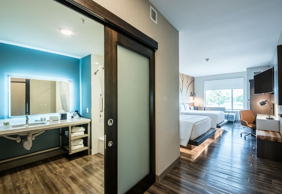 McCarren Hotel and PoolOver view