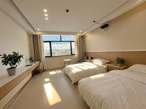 富氧山景双床房(弥散供氧+0压床垫+百寸高清投影)