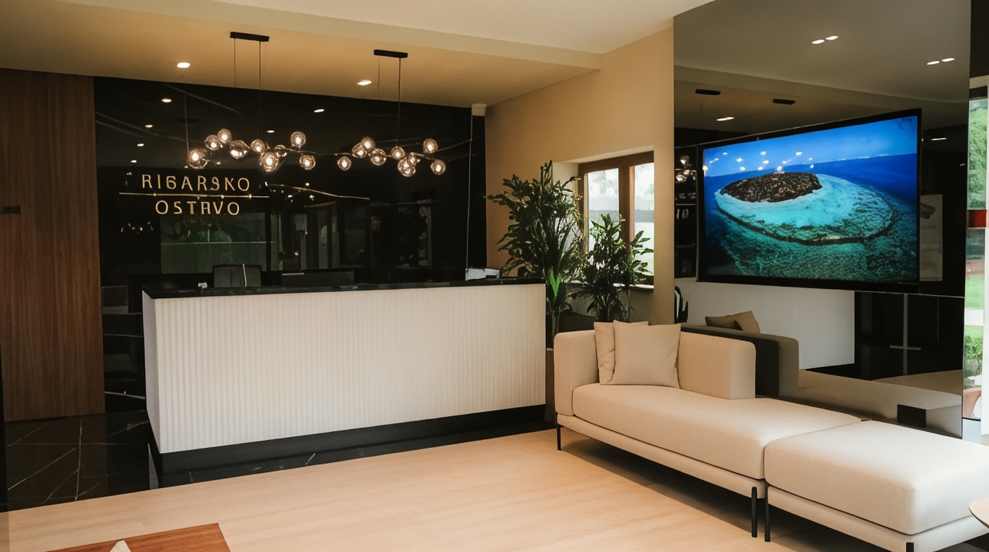 Tourist Resort Ribarsko Ostrvo Over view