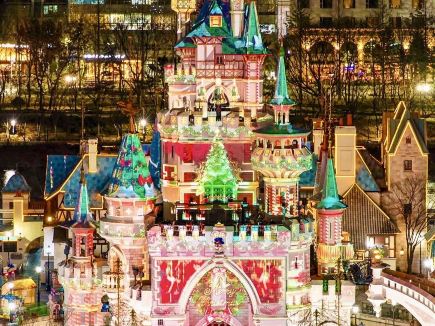 잠실 롯데 크리스마스 시즌 분위기 최고