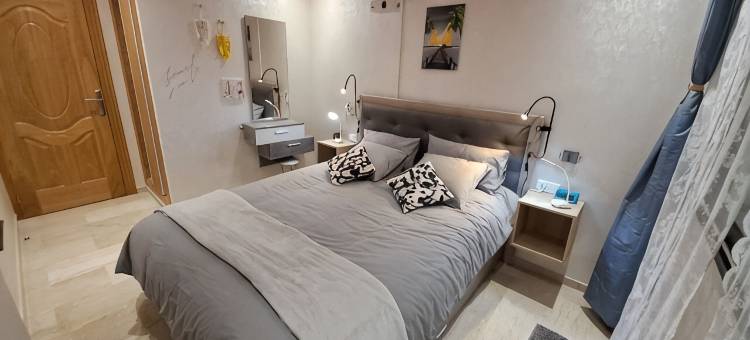 Gueliz .2,3km Jemaa el-fna netflx 電視 50 英寸，私人公寓空調(New luxury Apartemnt Modern Gueliz Marrakech)图片