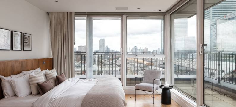 The Canary Wharf Secret - Glamorous 3Bdr Flat w/ Terrace and Parking图片