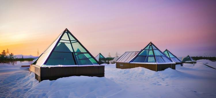 极光金字塔玻璃冰屋酒店(Aurora Pyramid Glass Igloos)图片