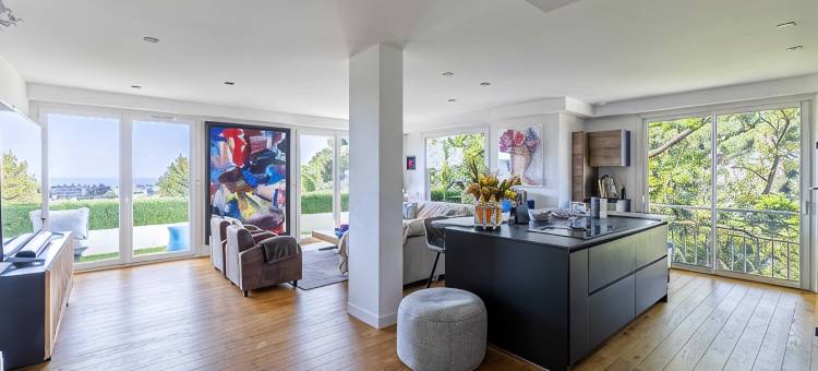 坎城的现代公寓，带海景 - 空调 - 两卧室 - 4人(Modern flat with sea view - AC- 2BR- 4P - Cannes)图片