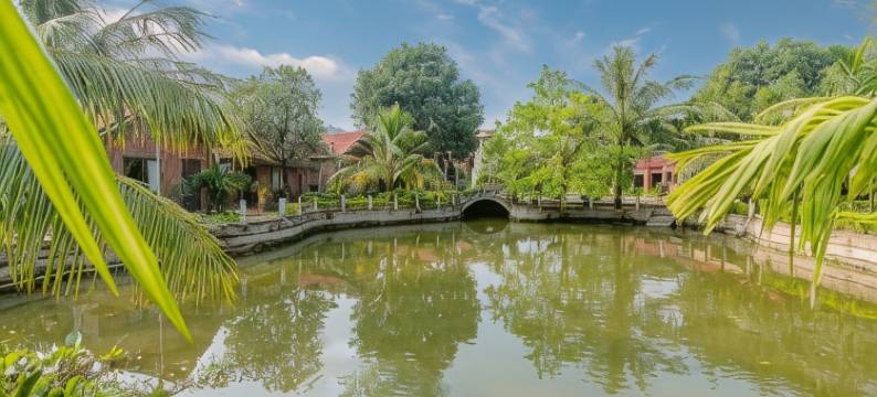 位于三谷碧洞寺的1卧室公寓-100平方米|带1个独立浴室(Tam Coc Green Garden Bungalow)图片